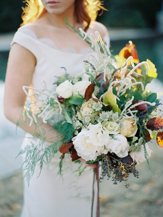 Fall inspired wedding bouquet