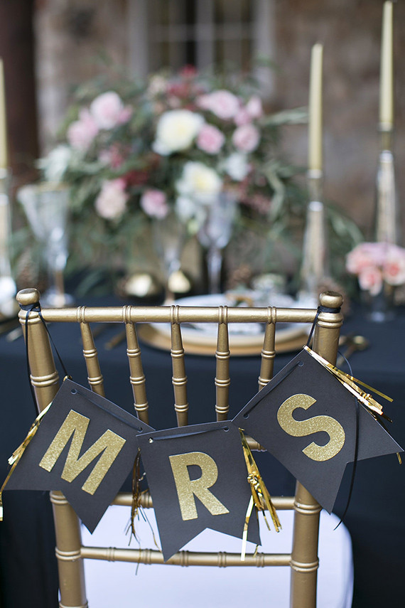 Black and Gold Wedding Ideas Inspiration