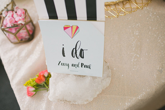 Modern Valentine's Day Wedding Inspiration Inspiration