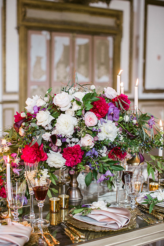 Romantic Luxe Wedding Florals Inspiration