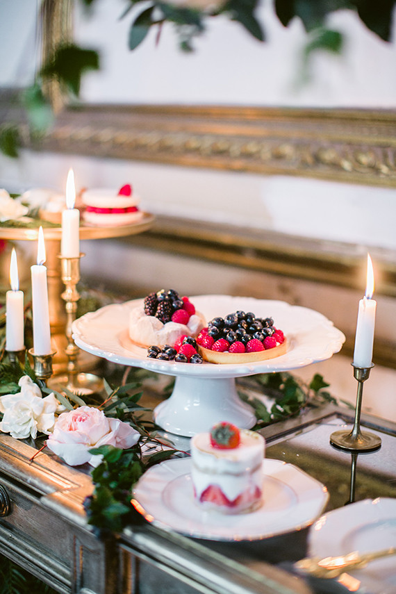 Romantic Luxe Wedding Food Inspiration Inspiration