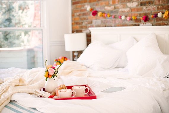 Valentine's Day morning decor