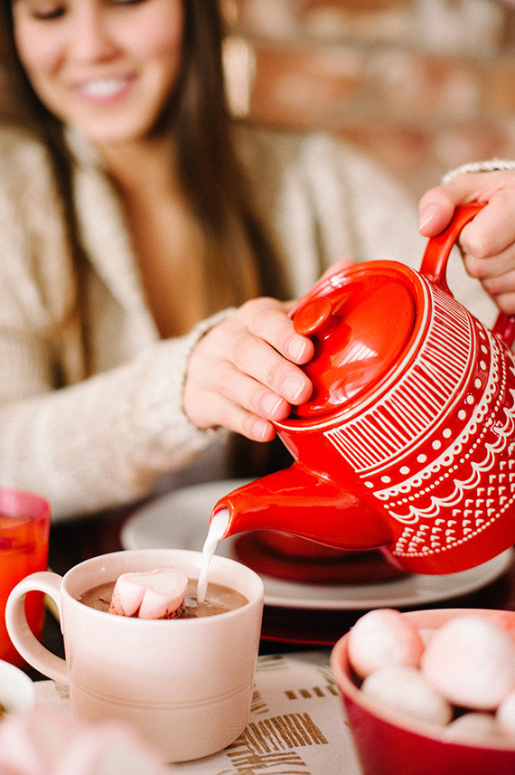 Valentine's Day hot chocolate