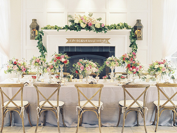 Floral Wedding Tablescape
