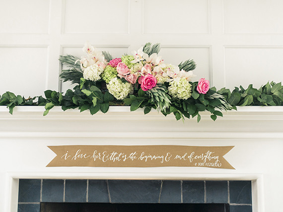 Floral Wedding Signage