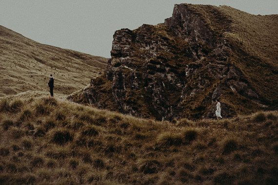 New Zealand mountaintop elopement