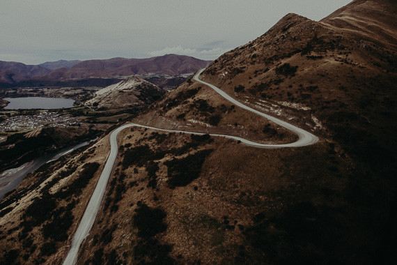 New Zealand mountaintop elopement