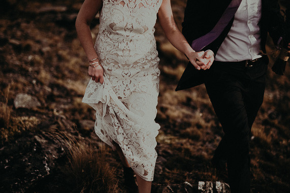 New Zealand mountaintop elopement