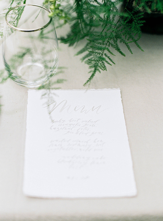 Calligraphed envelope