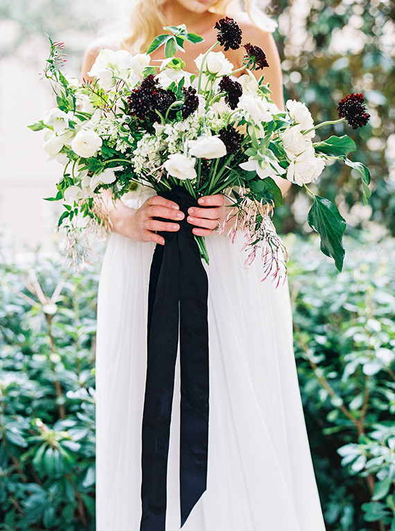 Organic rose and ranunculus bouquet