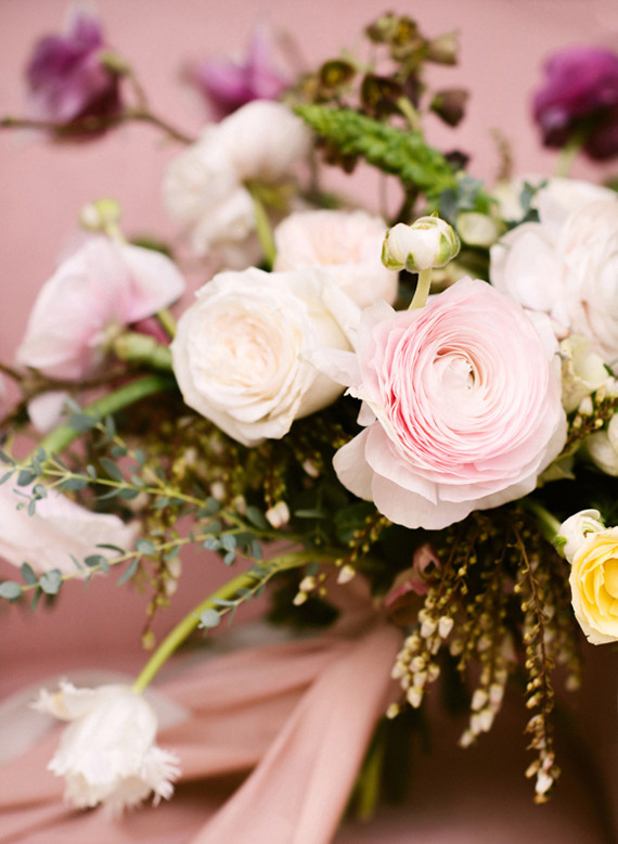 Dramatic floral wedding inspiration Inspiration