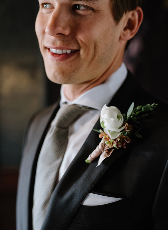 Elegant grooms attire