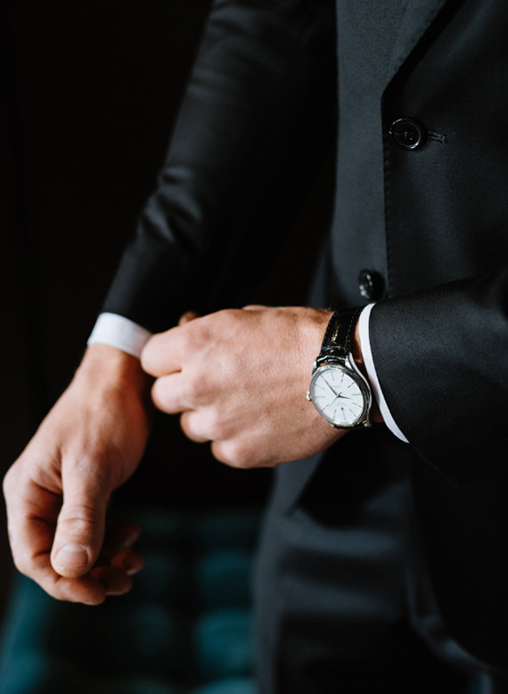 Elegant grooms attire