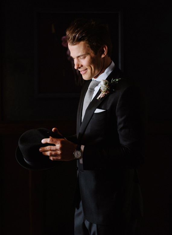 Elegant grooms attire