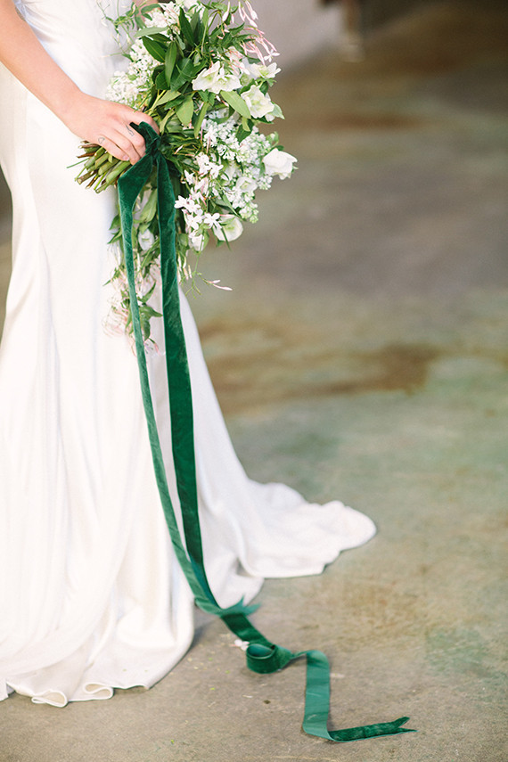 Green and white bouquet