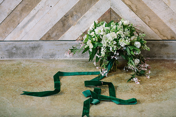 Green and white bouquet