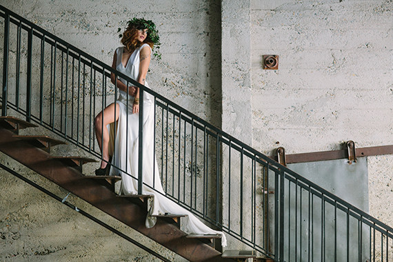 Emerald and gold bridal inspiration