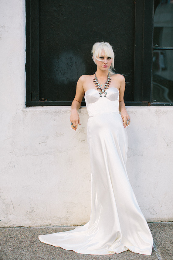 Modern wedding dress