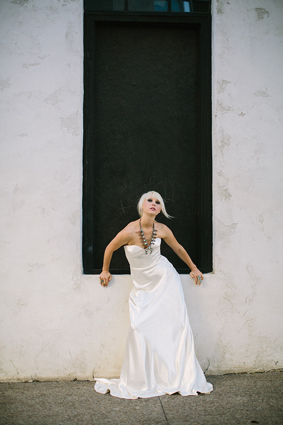 Modern wedding dress