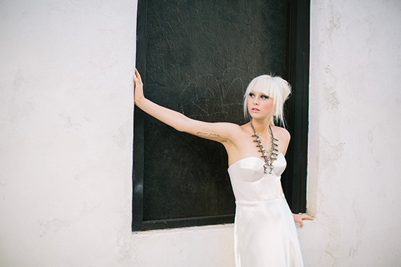 Modern wedding dress