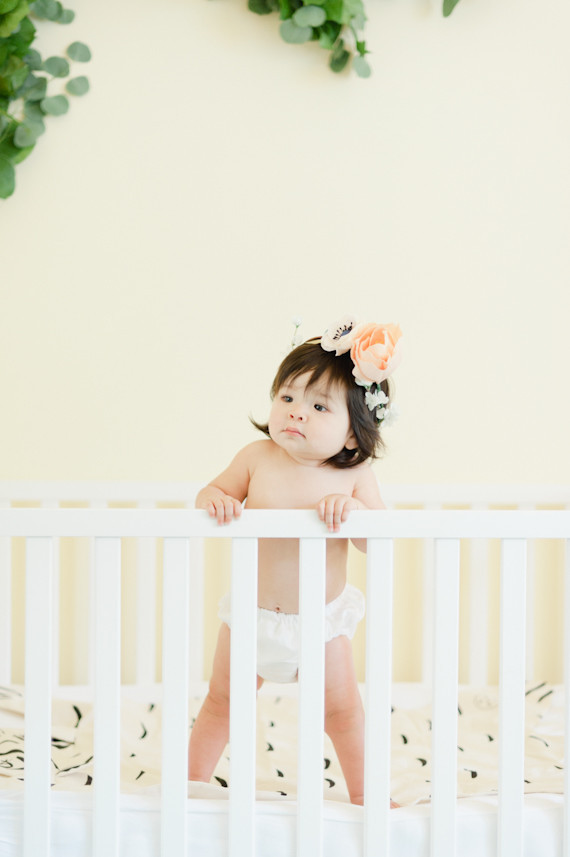 Floral baby girl party