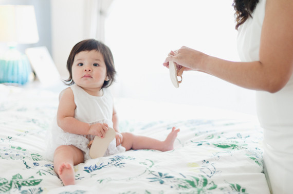 Floral baby girl party