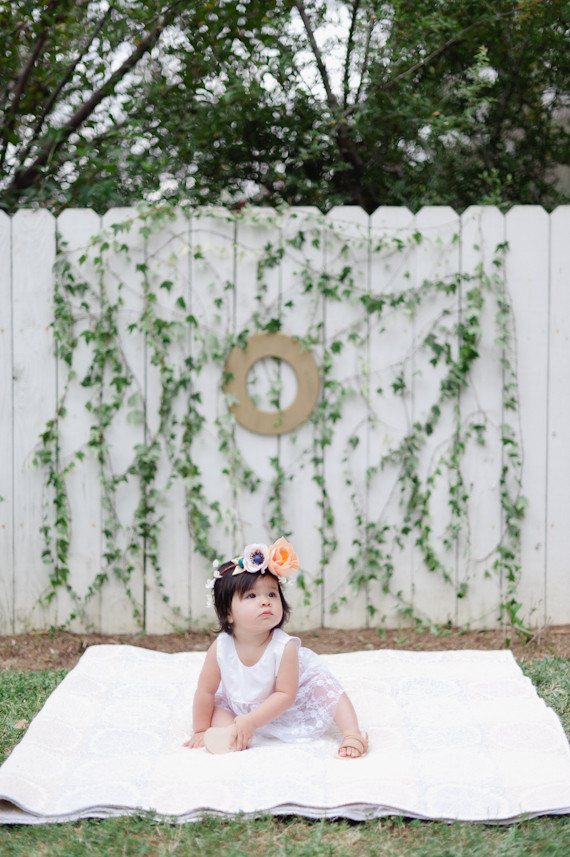 Floral baby girl party