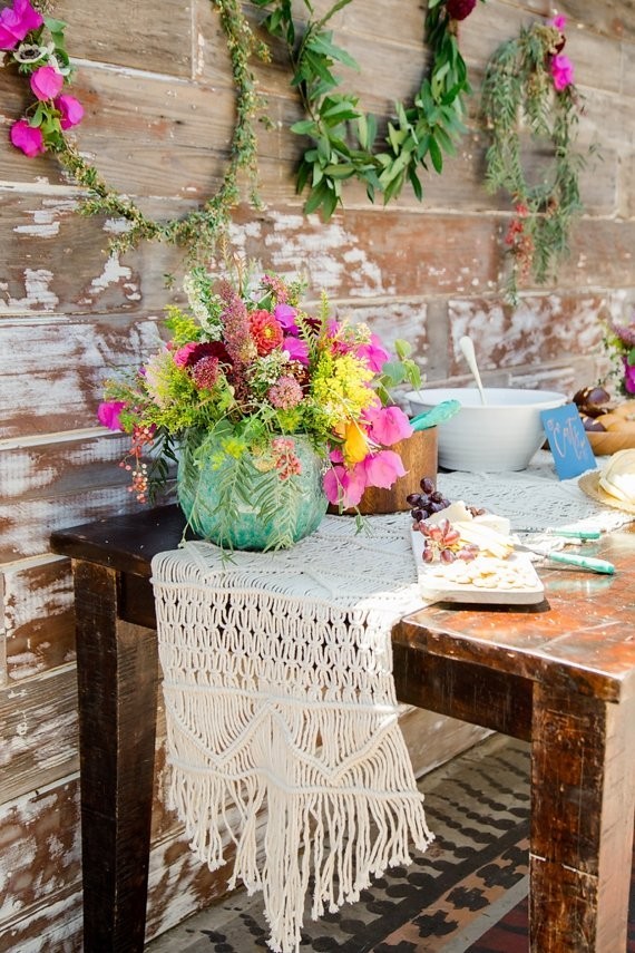 Boho Baby Shower by Beijos Events Wedding Inspiration