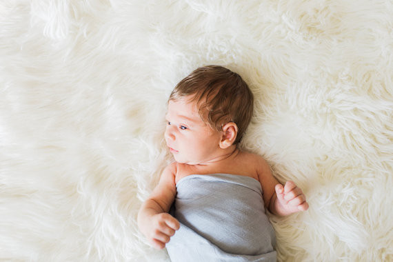 simple sweet newborn photo