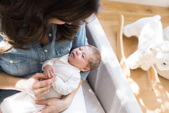 simple sweet newborn photo