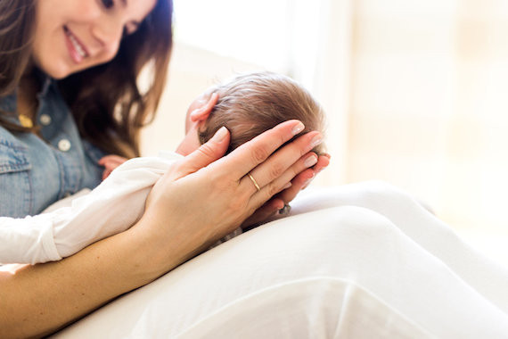 simple sweet newborn photo