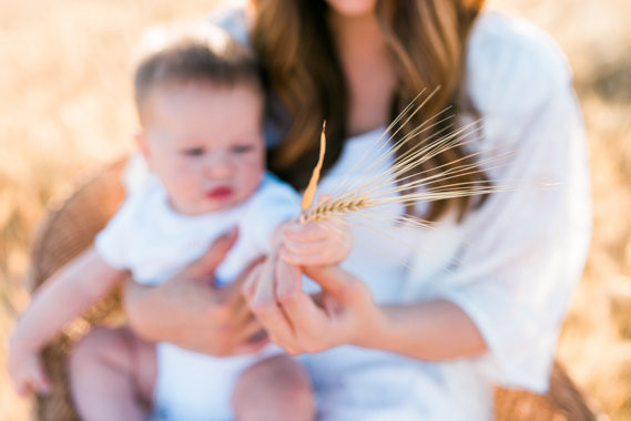 mother son golden hour photos