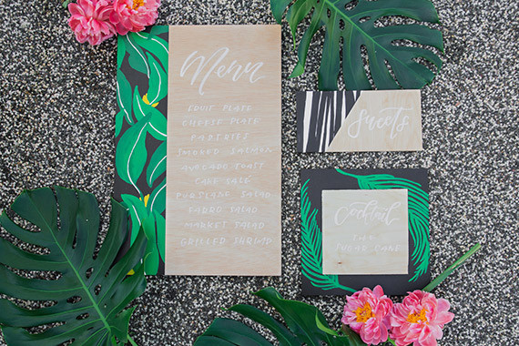 Aloha bridal shower invitation
