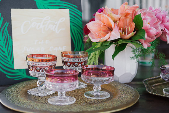 Aloha themed bridal shower