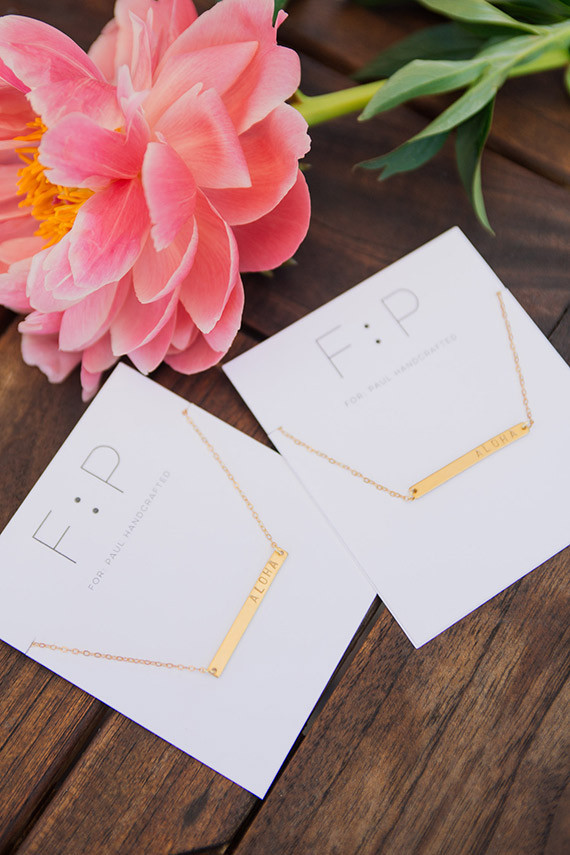 Aloha themed bridal shower