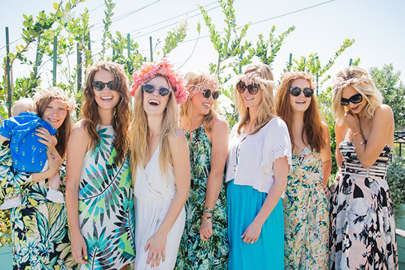 Aloha themed bridal shower