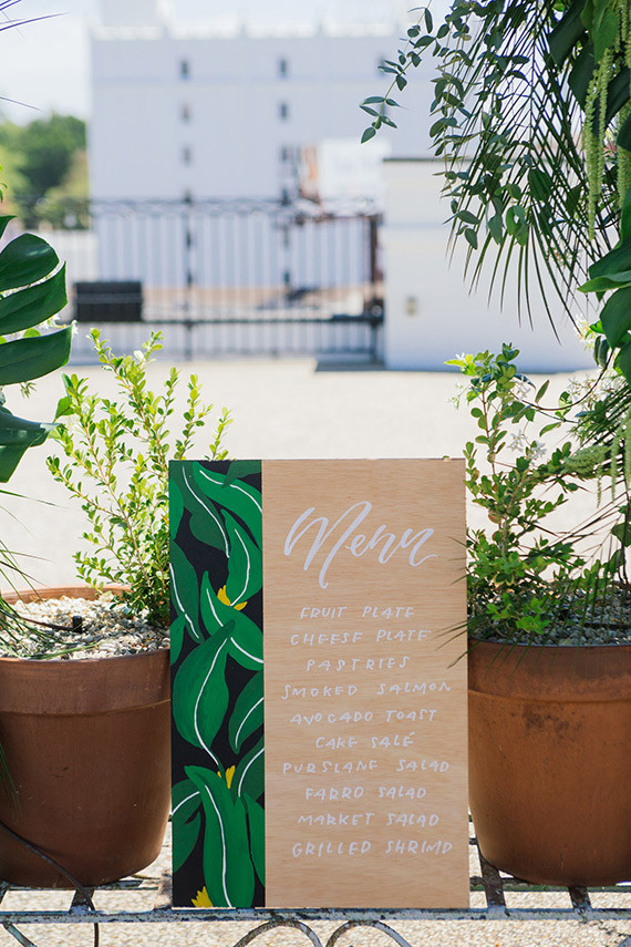 Aloha themed bridal shower