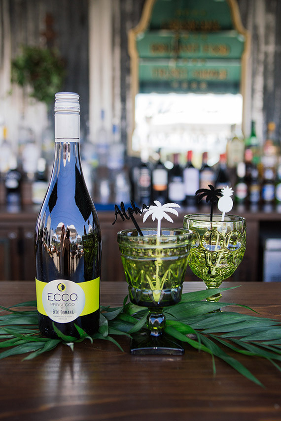 Aloha themed bridal shower