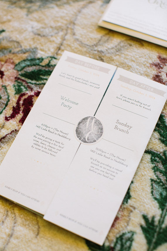 Illustrated wedding invitation