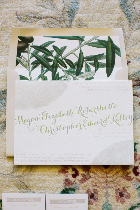 Illustrated wedding invitation