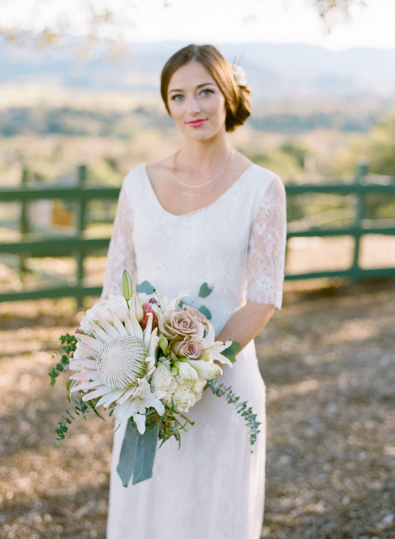 Rustic wedding bouquet
