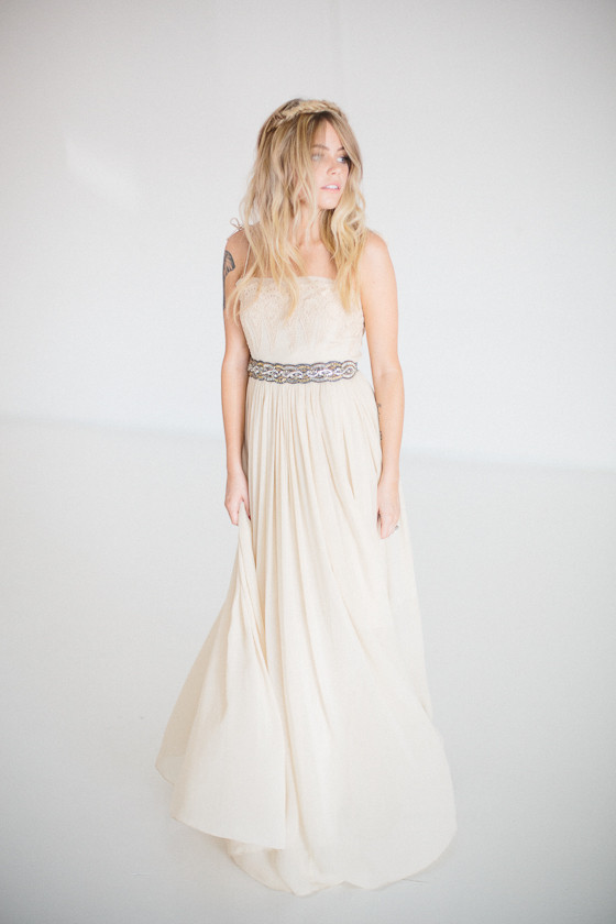 Bohemian wedding dress