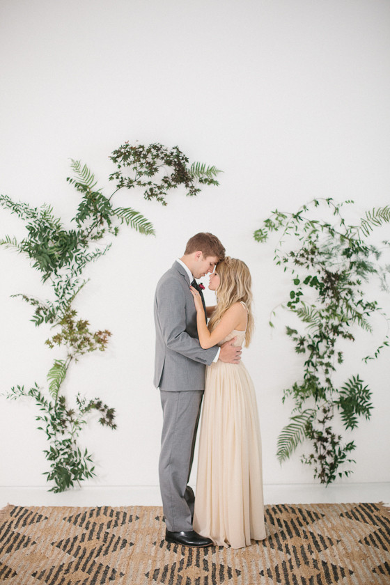 Organic bohemian ceremony portraiy