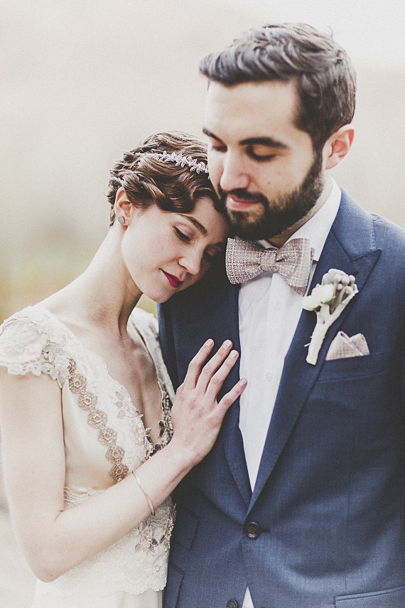 Art Deco wedding portrait