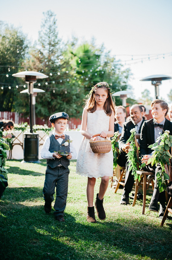 Flower girl and ring bearer