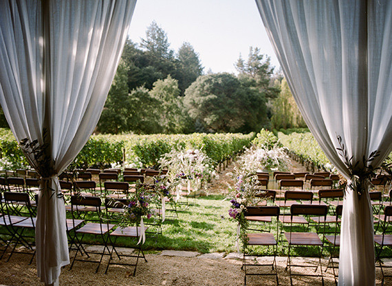 California vineyard wedding