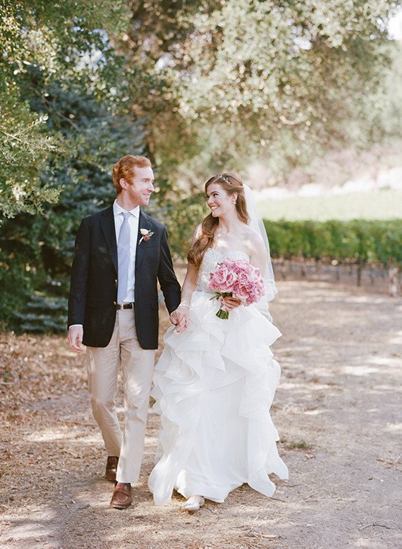California vineyard wedding