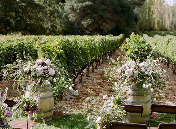 California vineyard wedding Inspiration
