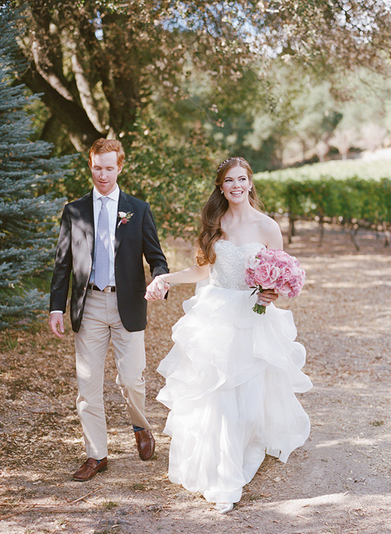 California vineyard wedding