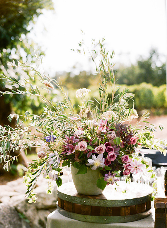 Large floral arrangement